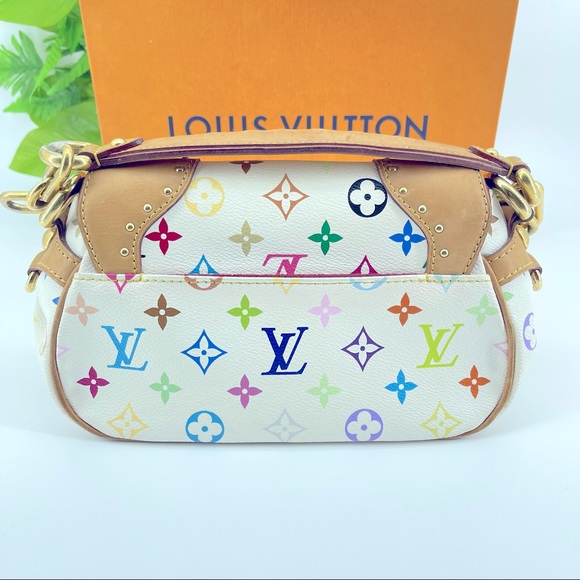 Louis Vuitton Multicolor Marilyn White bag Authentic - Picture 7 of 12